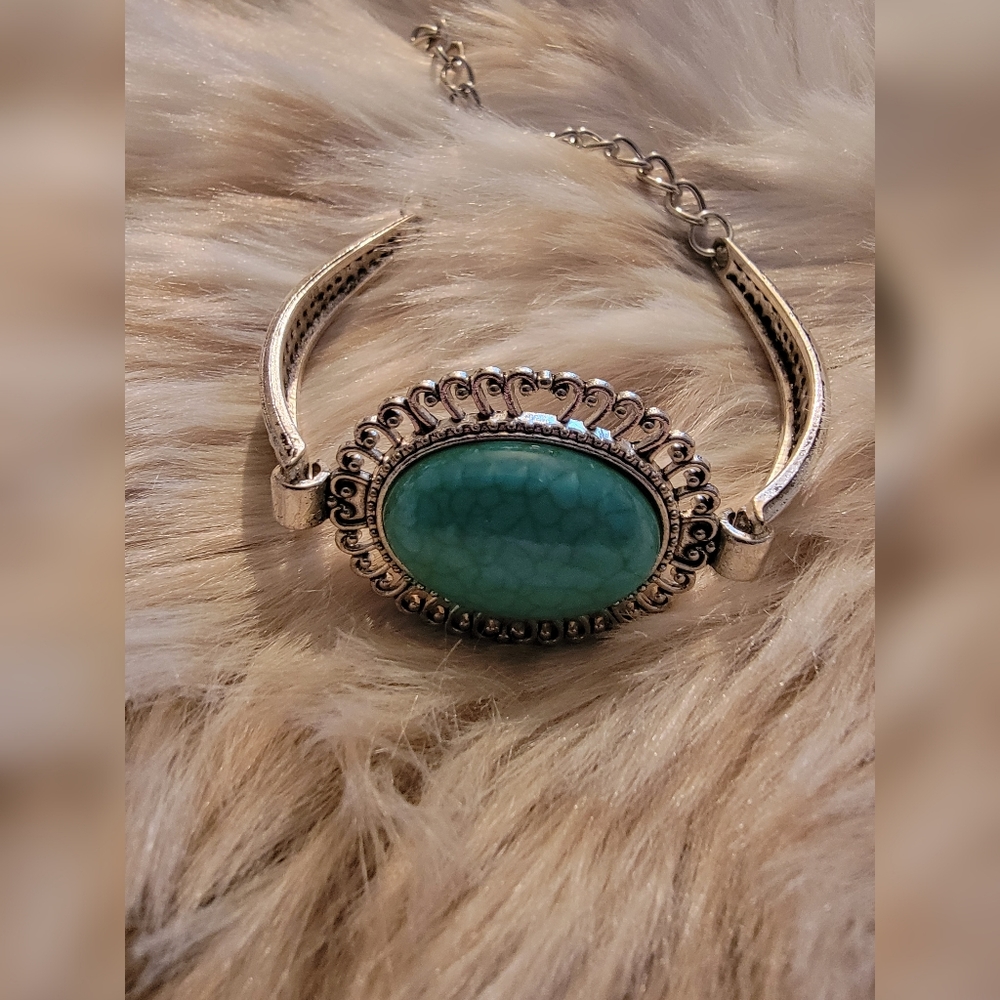 Authentic Turquoise Adjustable Bracelet